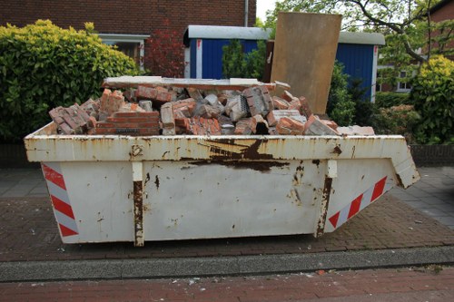 House clearance team working in a Swisscottage home